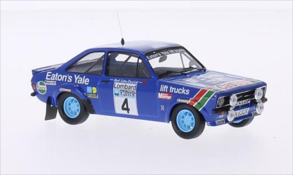 Ford Escort 1/43 Trofeu MKII No.4 Eatons Yale Rallye WM RAC Rallye 1978 /A.Hertz modelauto