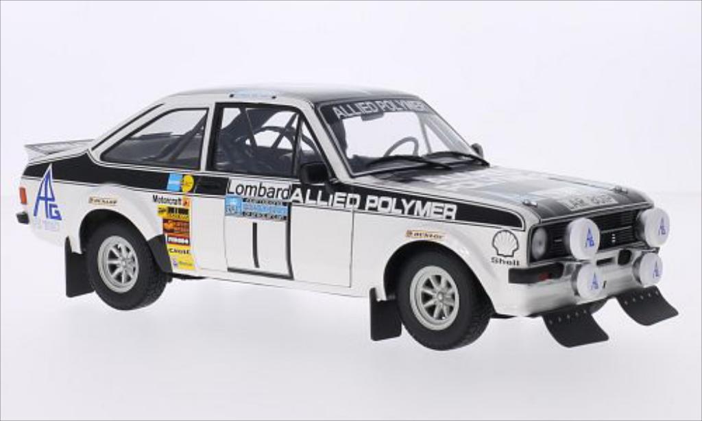 Ford Escort 1/18 Minichamps MKII 1800 No.1 Allied Polymer Rallye WM RAC Rallye 1975 /H.Liddon modelauto
