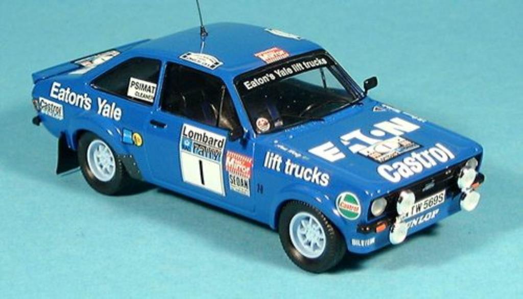 Ford Escort 1/43 Trofeu MKII No.1 Eaton Yale RAC Rallye 1979 /Hertz modelauto