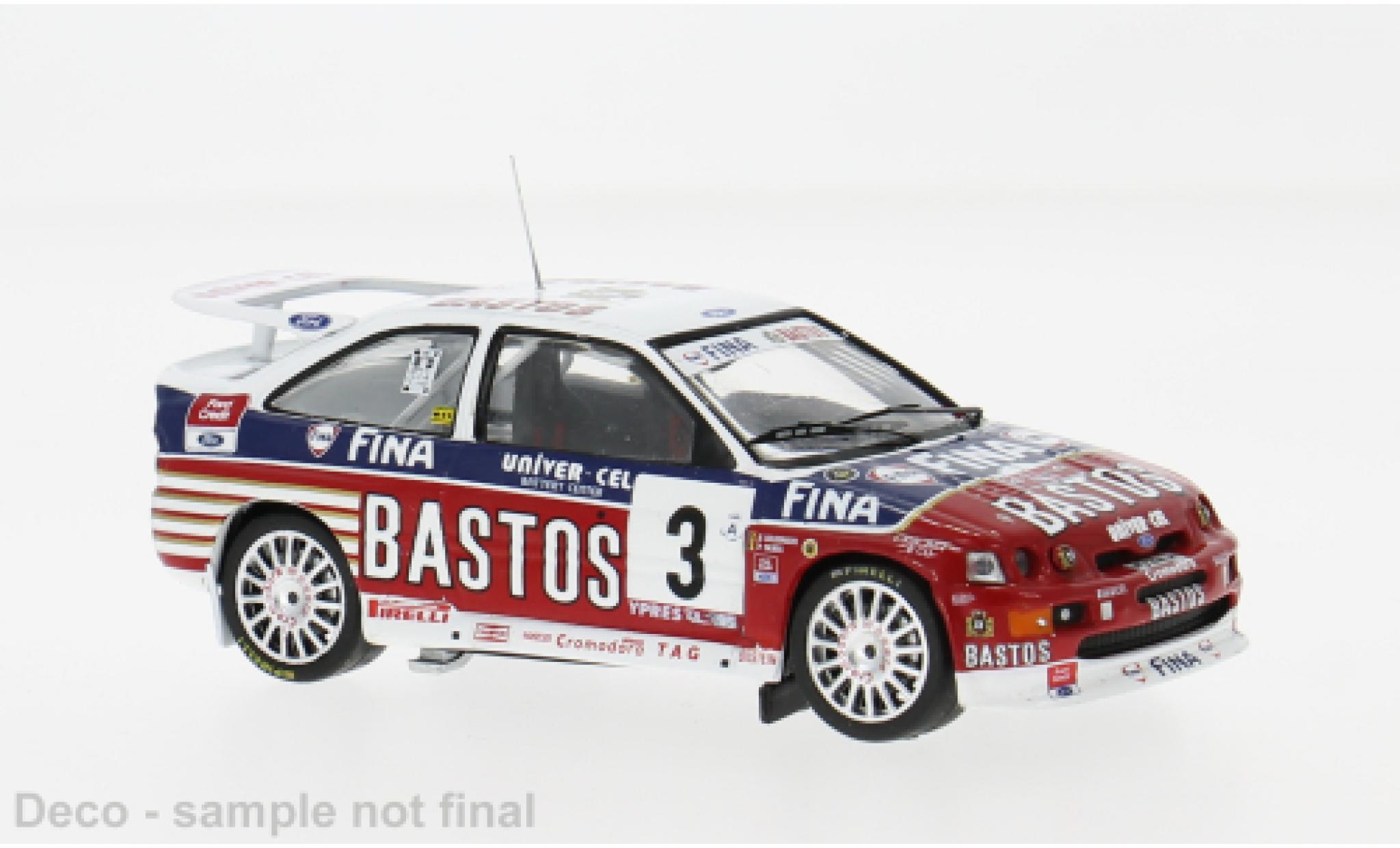 Ford Escort 1/43 IXO RS Cosworth Rally Ypres 1995 #3 P.Snijers/D.Colebunders 1:43 modelauto