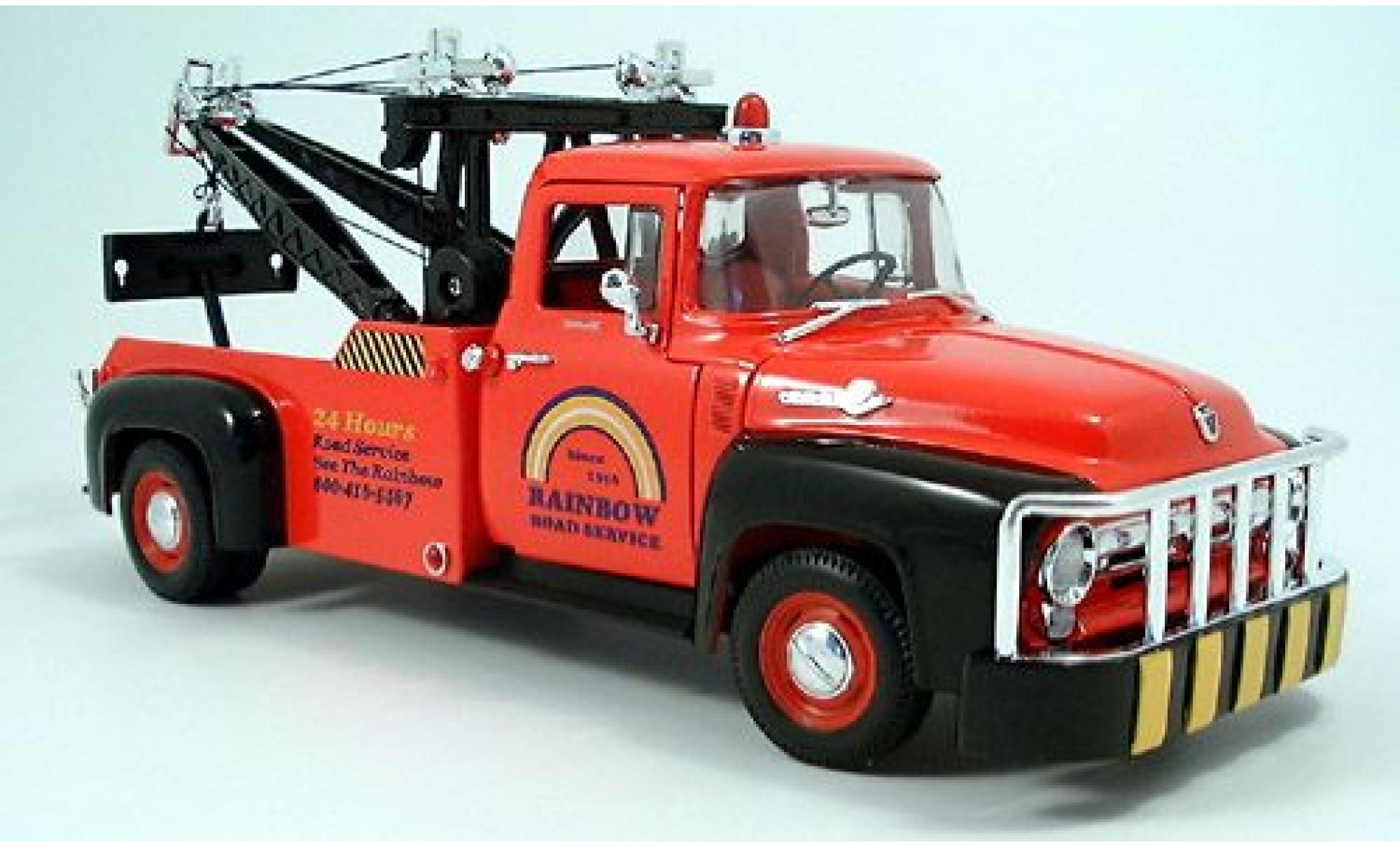 Ford F-100 1/18 Welly F 100 rood 1:18 modelauto