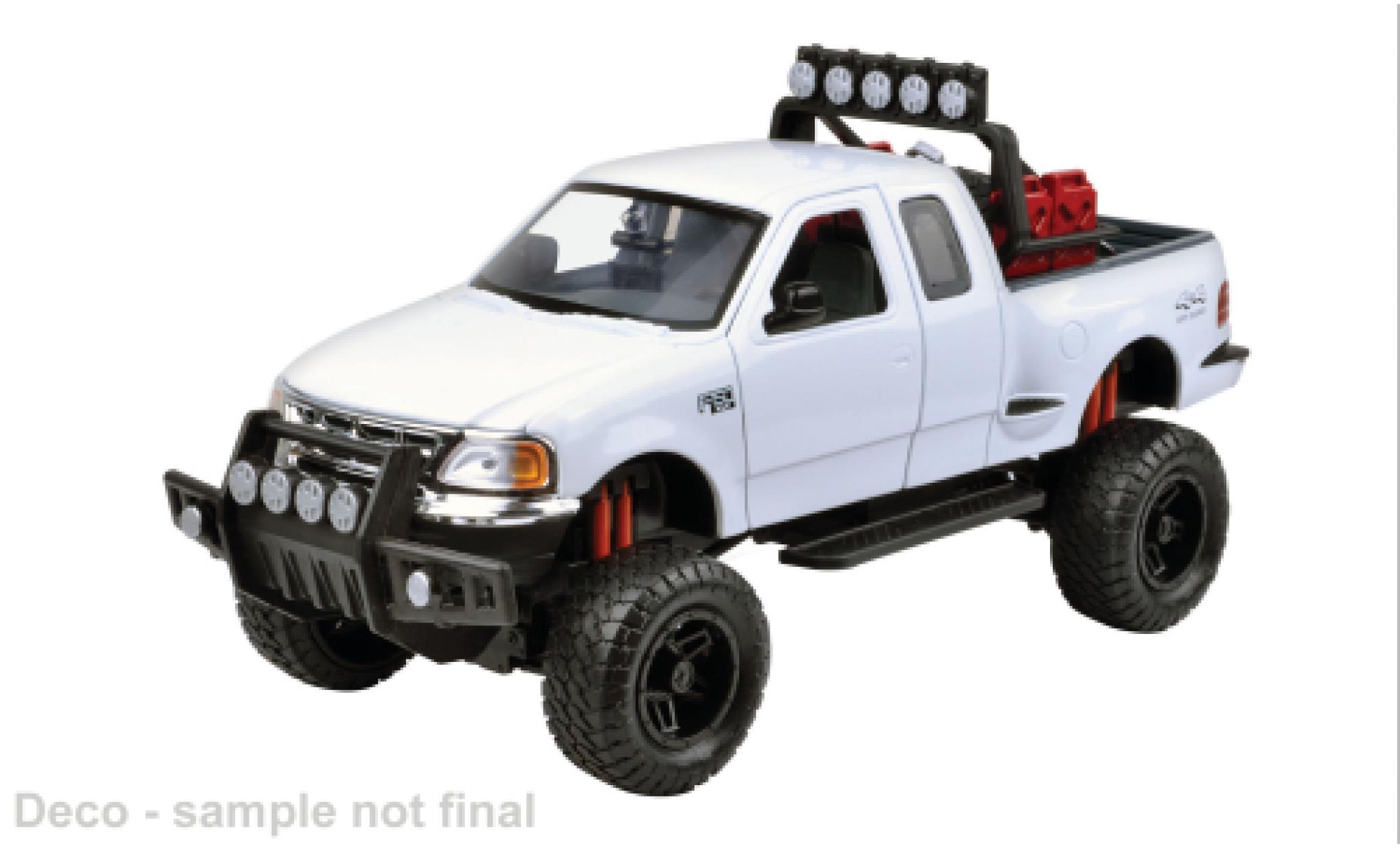 Ford F-1 1/24 Motormax 50 XLT wit 2001 1:24 modelauto