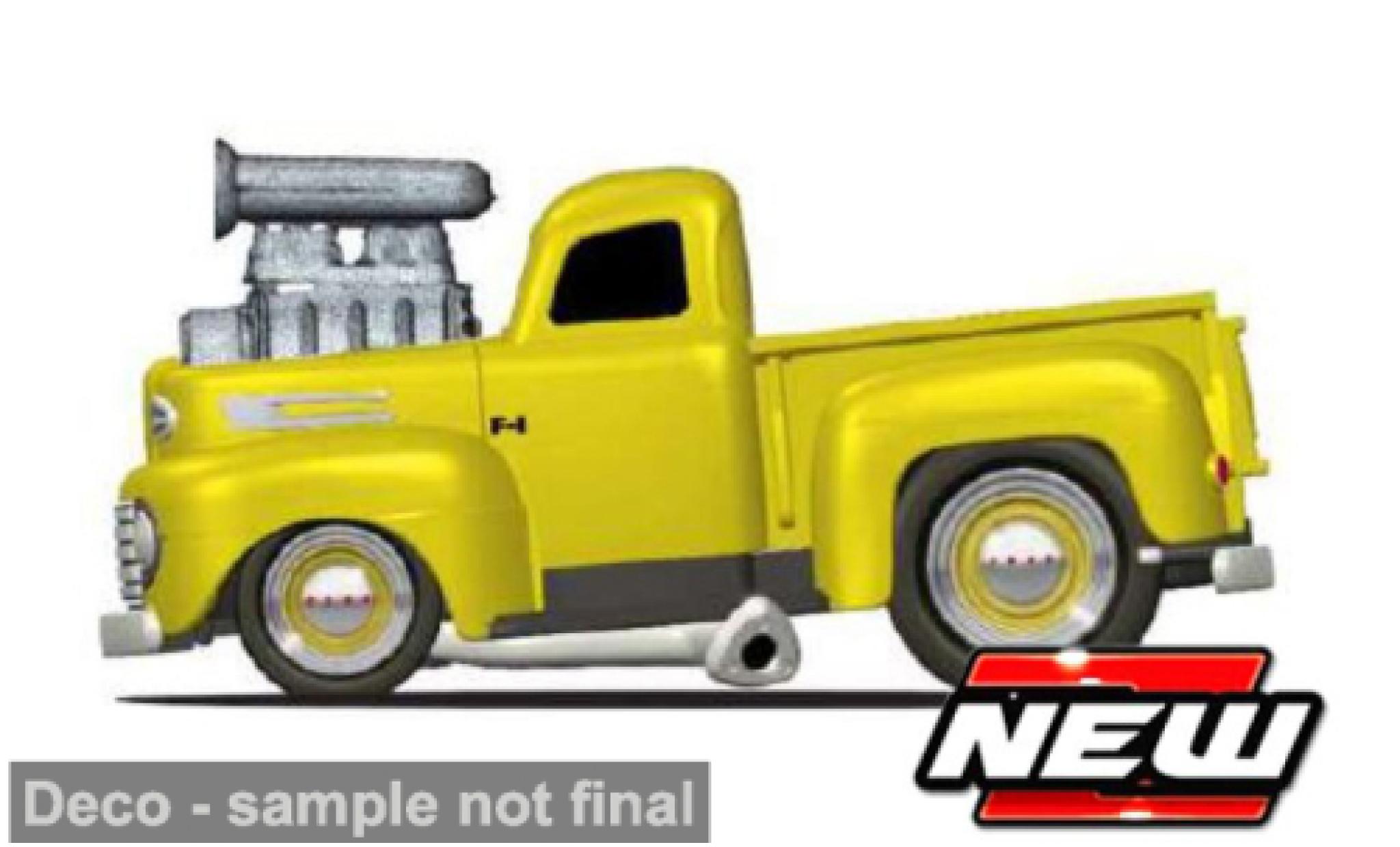 Ford F1 1/64 Maisto geel 1949 1:64 modelauto