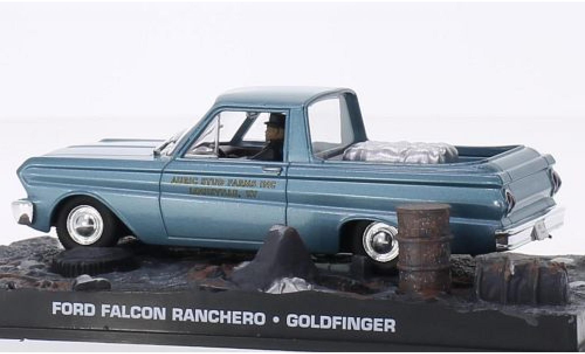 Ford Falcon 1/43 SpecialC Rancher blauw .-007 1:43 modelauto