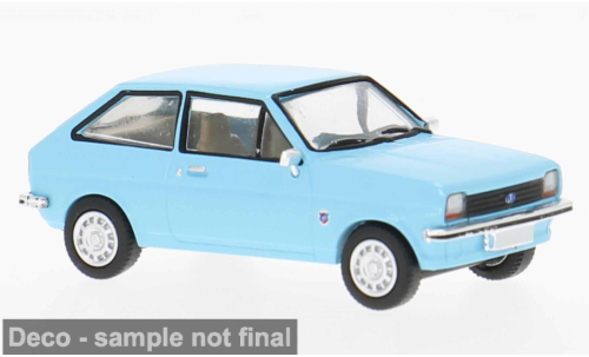 Ford Fiesta 1/87 PCX87 MK I blauw 1975 1:87 modelauto