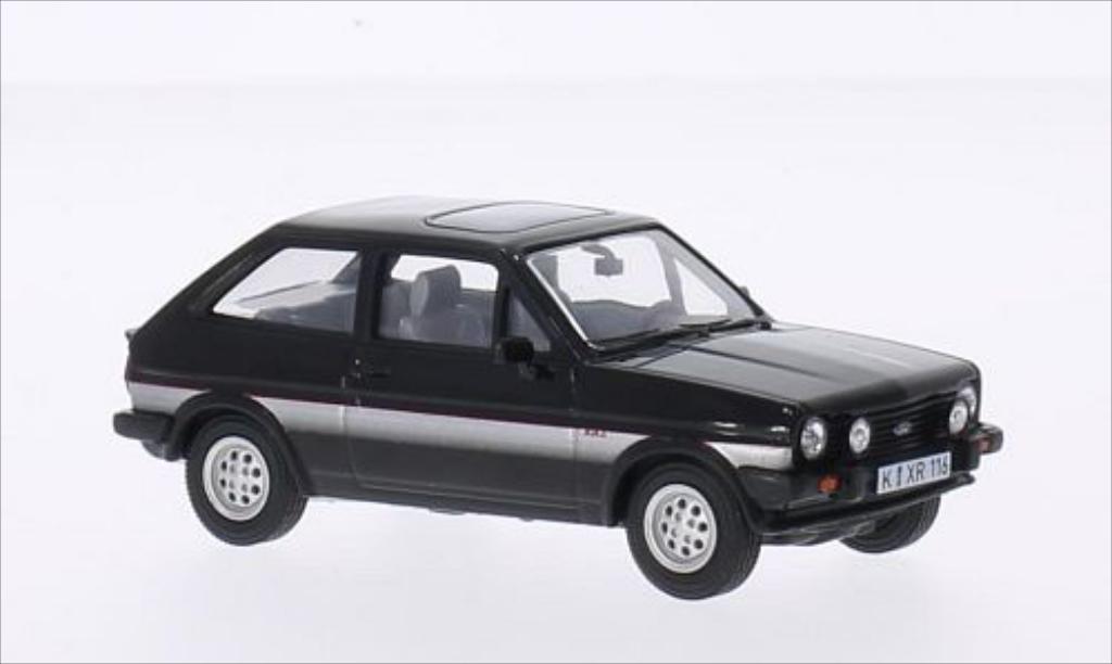 Ford Fiesta 1/43 Vanguards Mk1 XR2 zwart/grijs modelauto