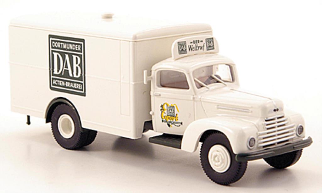 Ford FK 3500 1/87 Brekina 3500 Dortmunder Actien Bier Koffer-LKW modelauto