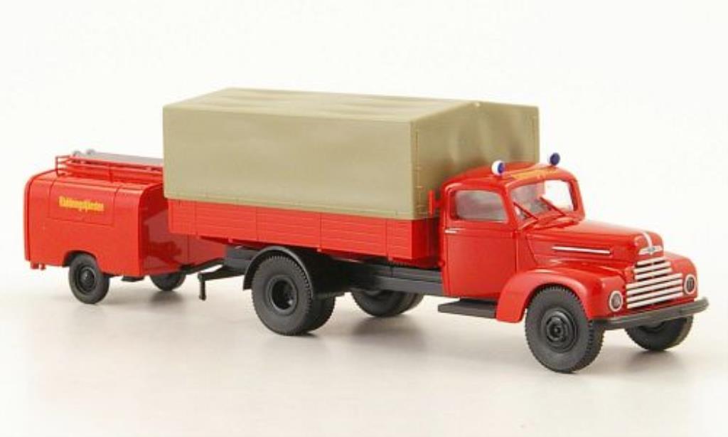 Ford FK 3500 1/87 Brekina 3500 Brandweer Raddningstjansten modelauto