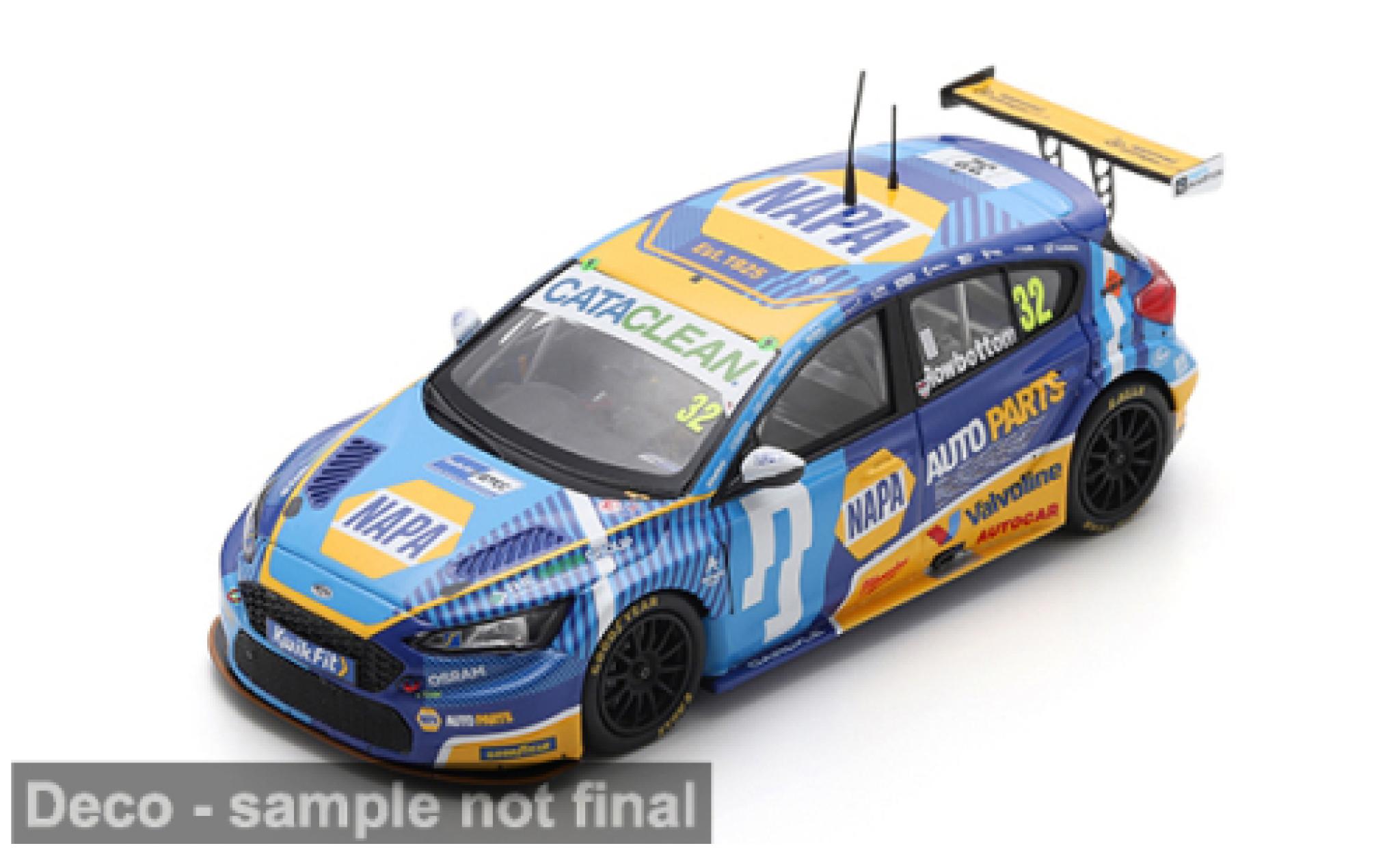 Ford Focus 1/43 Spark BTCC 2025 #32 D.Rowbottom 1:43 modelauto