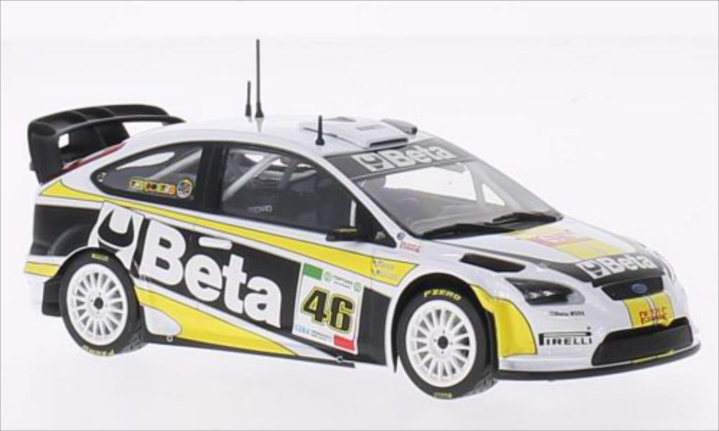 Ford Focus RS 1/43 Minichamps RS WRC No.46 M-Sport Beta WRC Rallye Monza 2008 /C.Cassina modelauto