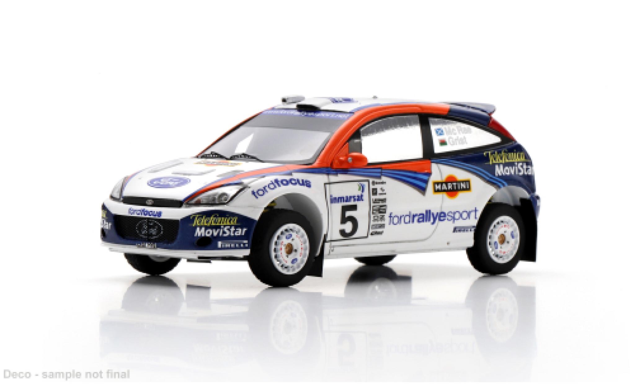 Ford Focus 1/43 Spark Safari Rally 2002 #5 C.McRae/N.Grijst 1:43 modelauto