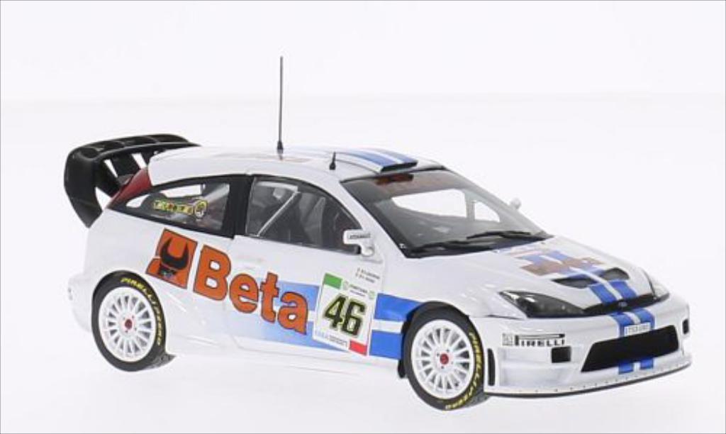 Ford Focus 1/43 Minichamps WRC No.46 Beta Rallye Monza 2007 modelauto