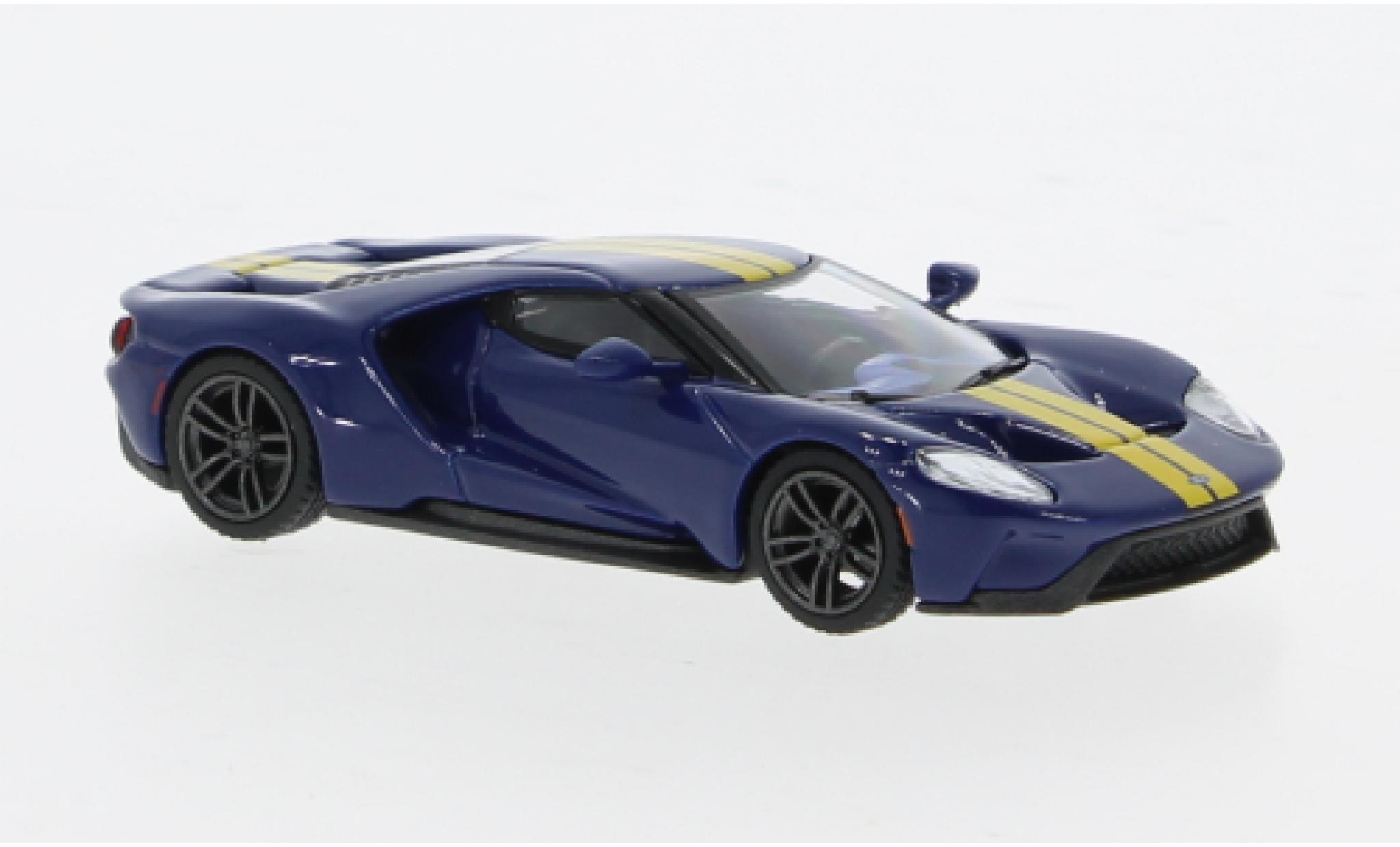 Ford GT 1/64 Mini GT bla 1:64 modelauto