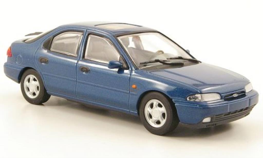 Ford Mondeo 1/43 Minichamps MKI blauw Fliessheck modelauto