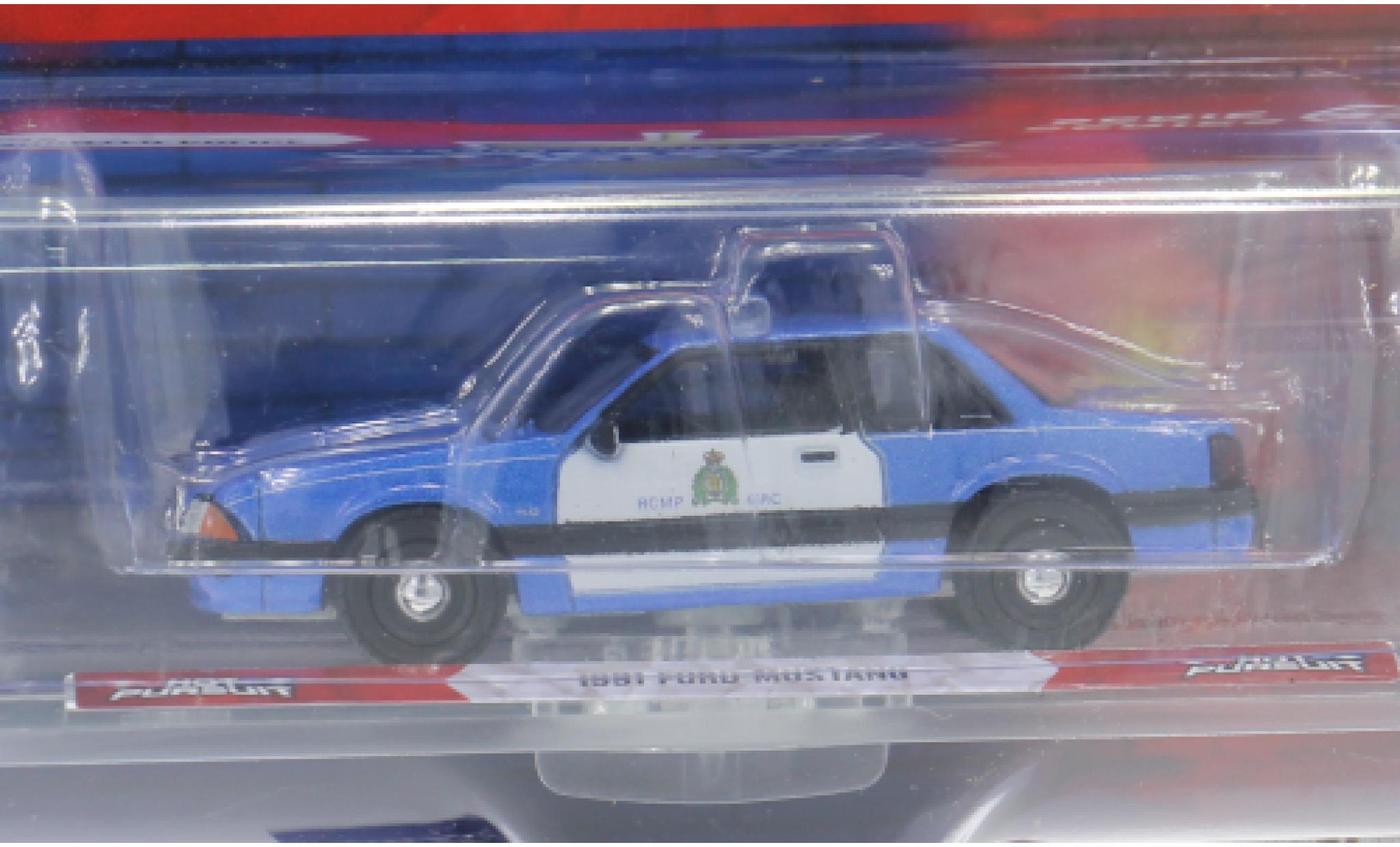 Ford Mustang 1/64 Greenlight 1991 Royal Canadian Mounted Politie 1:64 modelauto