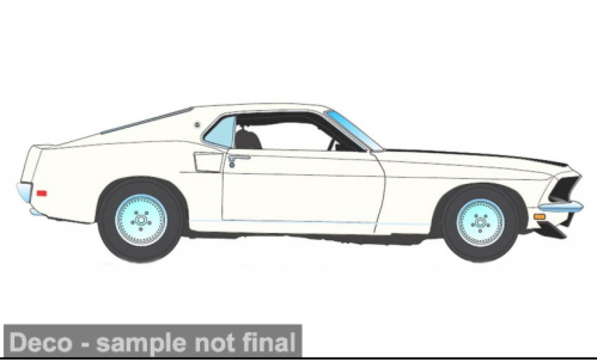 Ford Mustang 1/18 ACME Boss 429 wit 1969 1:18 modelauto