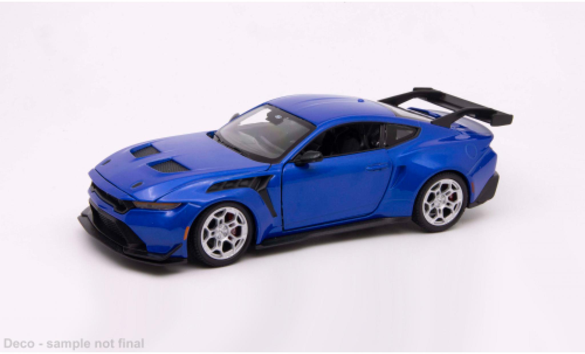 Ford Mustang 1/24 Welly GTD blauw 1:24 modelauto