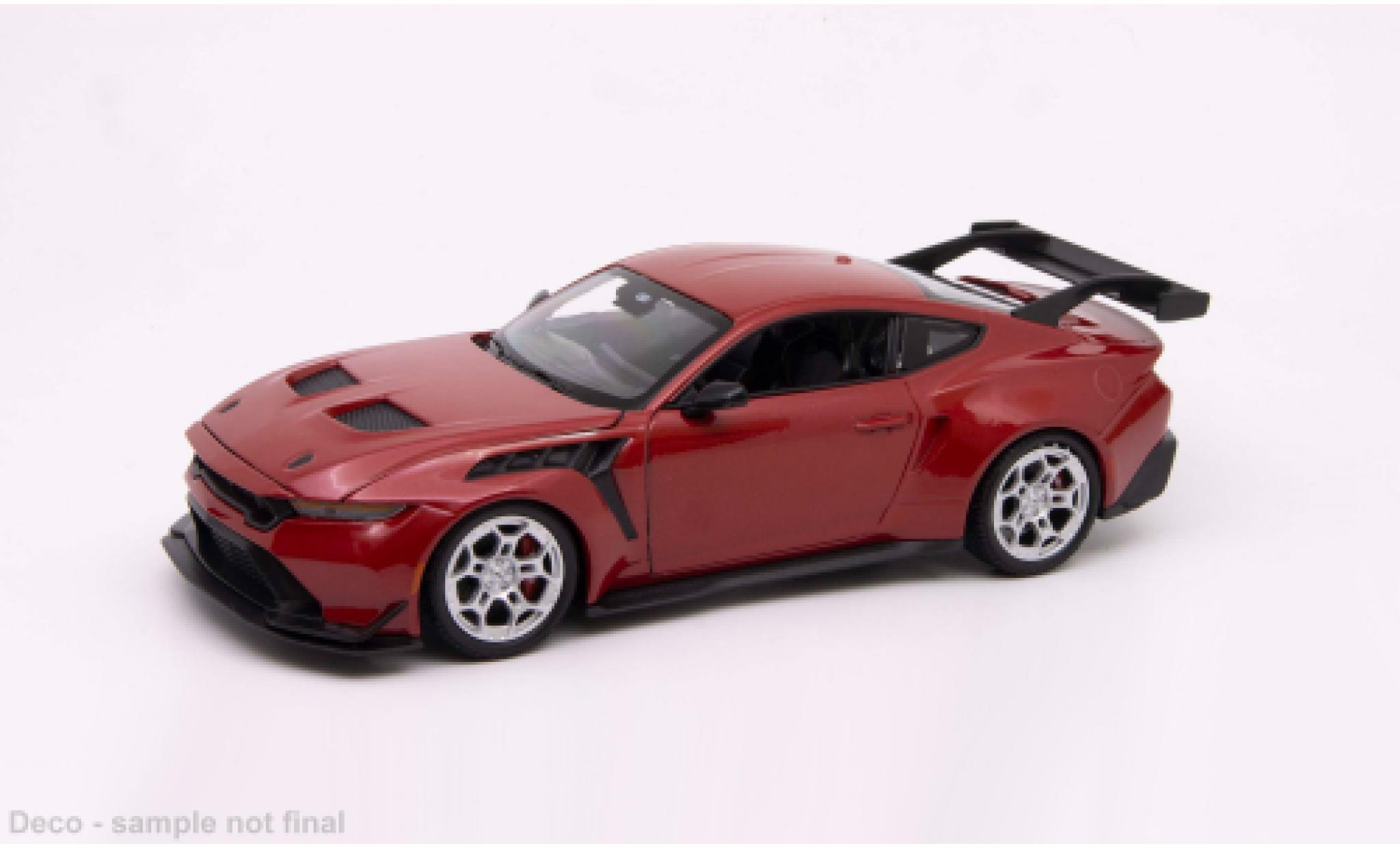 Ford Mustang 1/24 Welly GTD rood 1:24 modelauto
