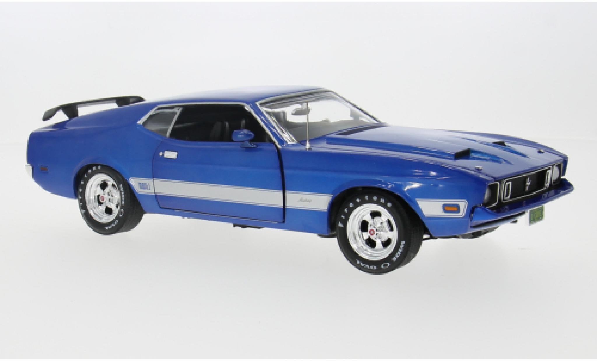 Ford Mustang 1/18 Auto World Mach 1 bla 1:18 modelauto