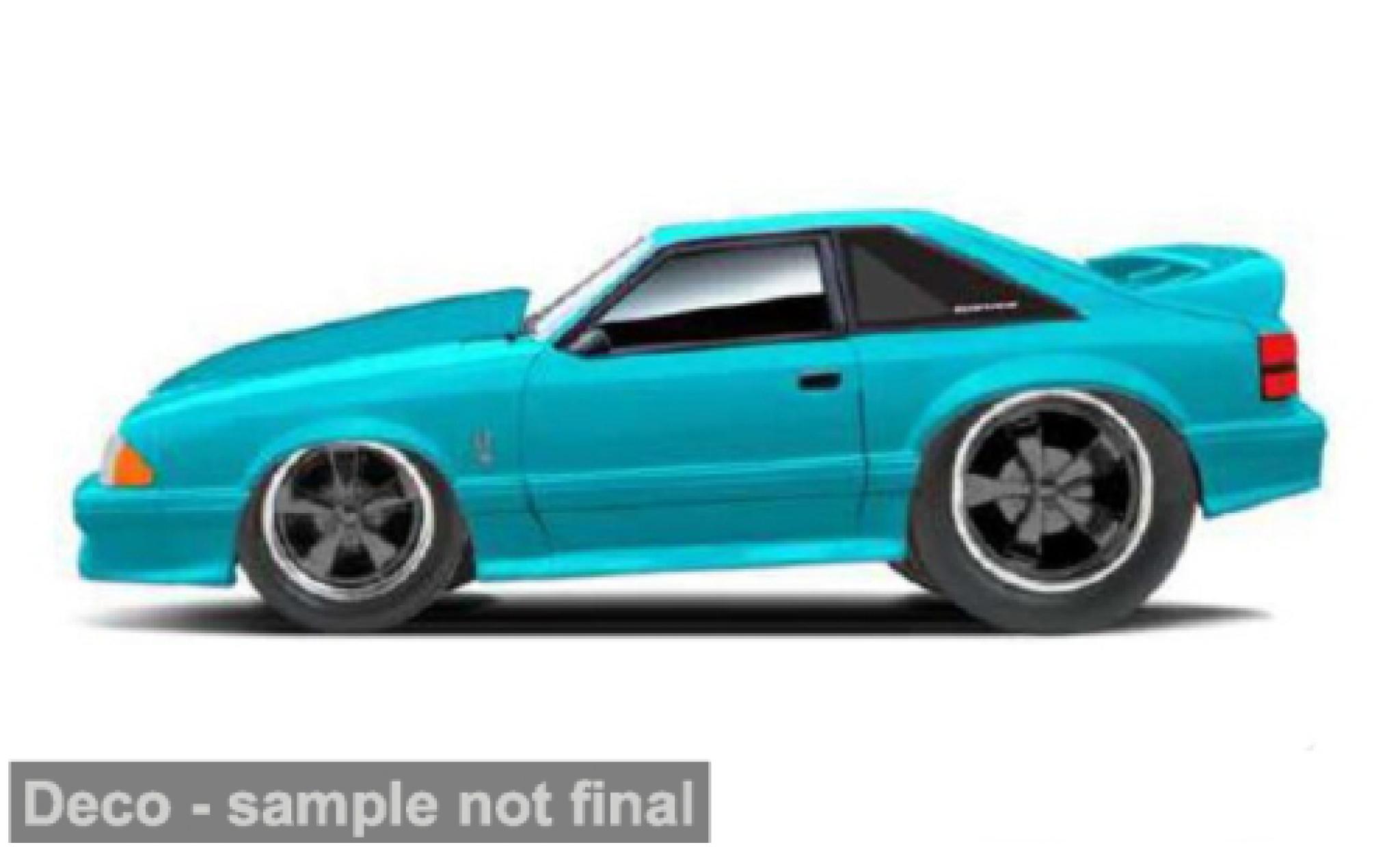 Ford Mustang 1/64 Maisto SVT Cobra turquoise 1993 1:64 modelauto