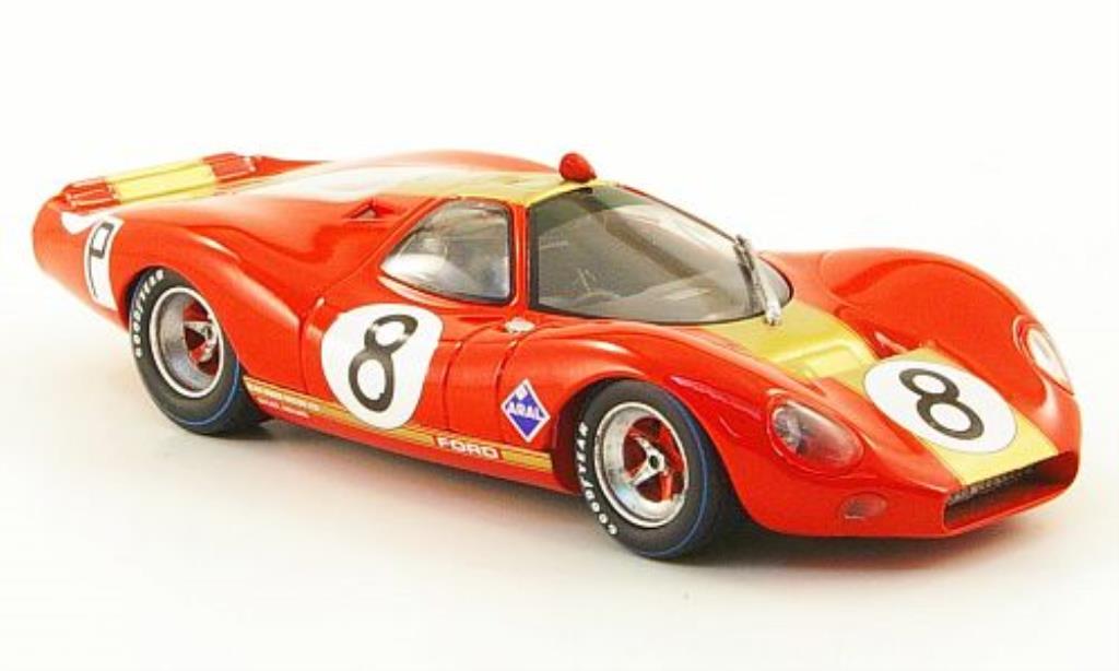 Ford P68 1/43 Minichamps F3L No.8 Alan Mann Racing Irwin/Rodriguez 1000 Km Nurburgring 1968 modelauto