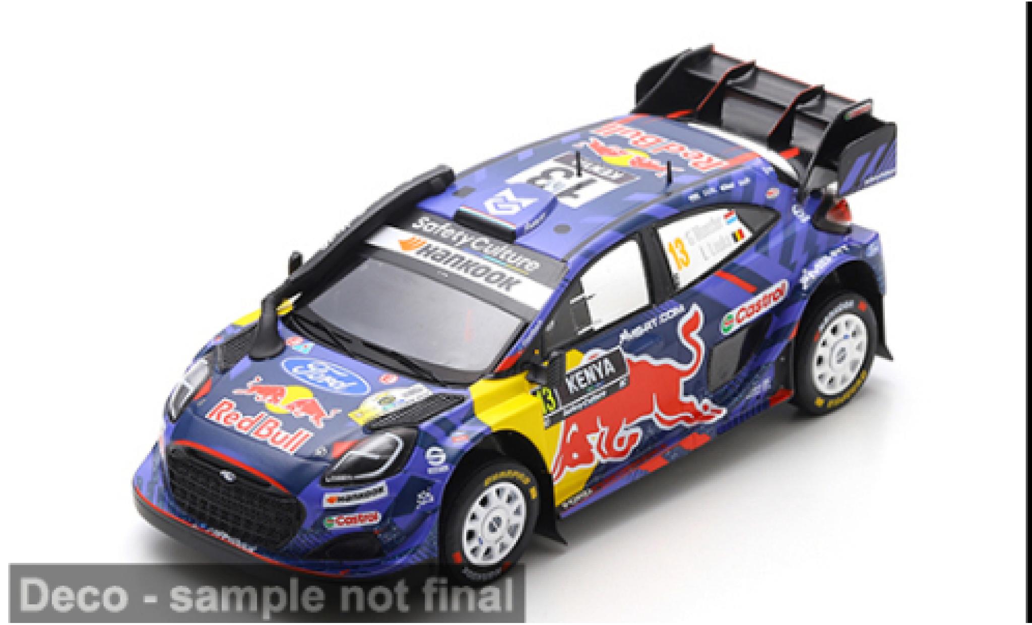 Ford Puma 1/43 Spark Rally1 Rallye Safari 2025 #13 G.Munster/L.Louka 1:43 modelauto