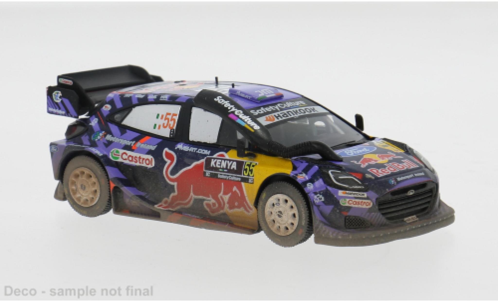 Ford Puma 1/43 IXO Rally1 Safari Rallye Kenia 2025 #55 J.McErLean/E.Treacy 1:43 modelauto