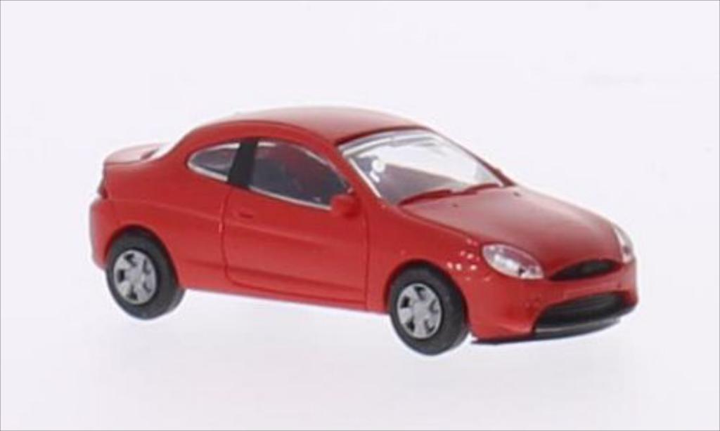 Ford Puma 1/87 Rietze rood modelauto