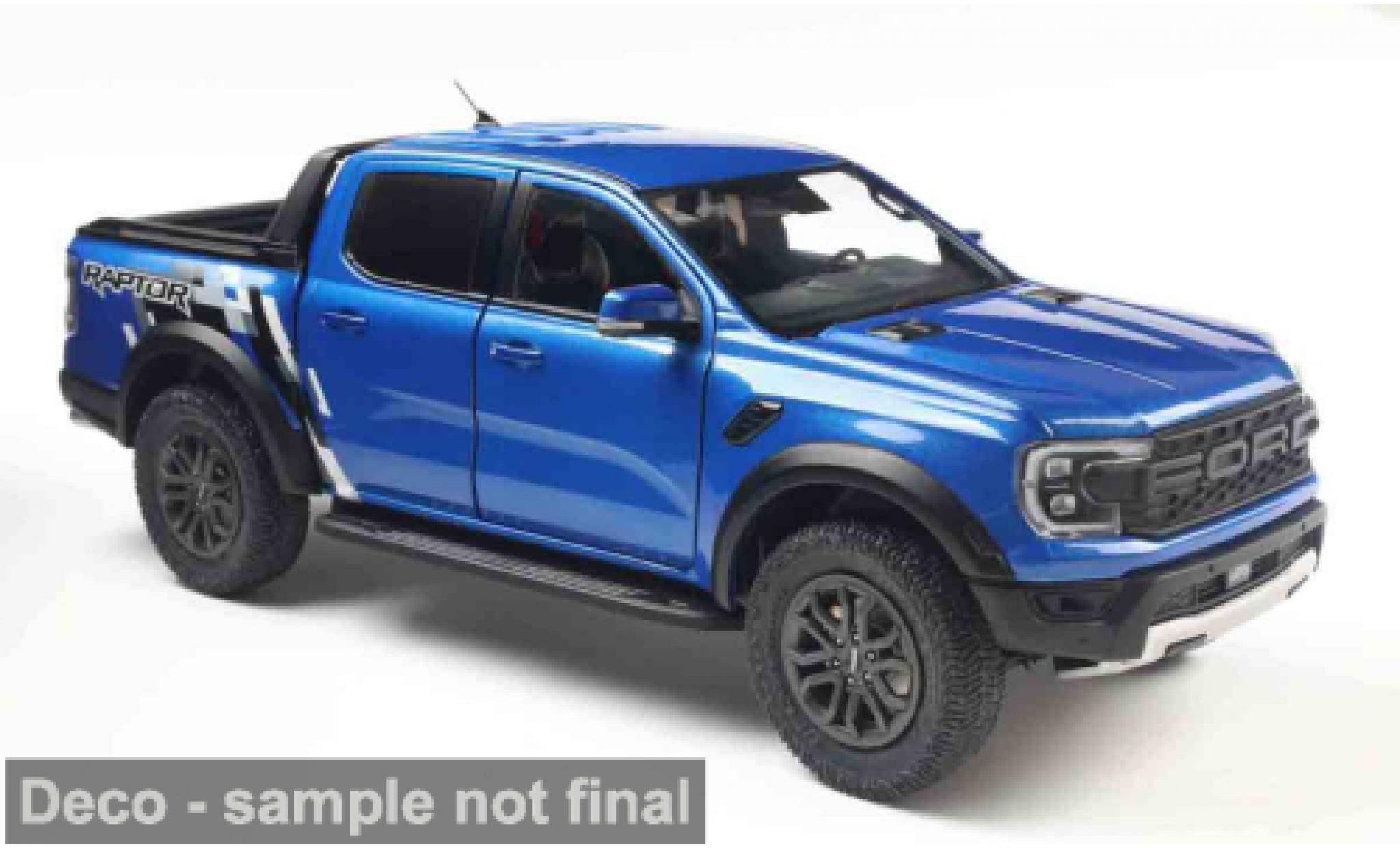 Ford Ranger 1/18 Solido Raptor blauw 2024 1:18 modelauto