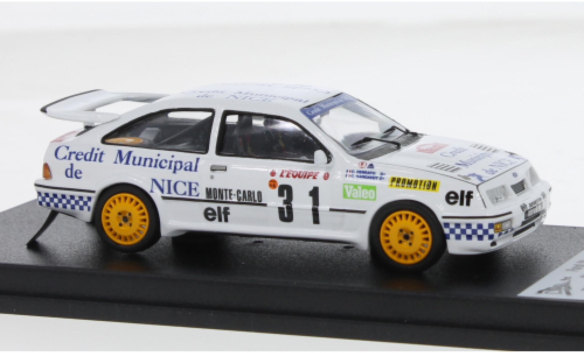 Ford Sierra 1/43 Trofeu RS Cosworth Rallye WM Rallye Monte Carlo 1982 #31 C.Gardavot/C.Ferrato 1:43 modelauto