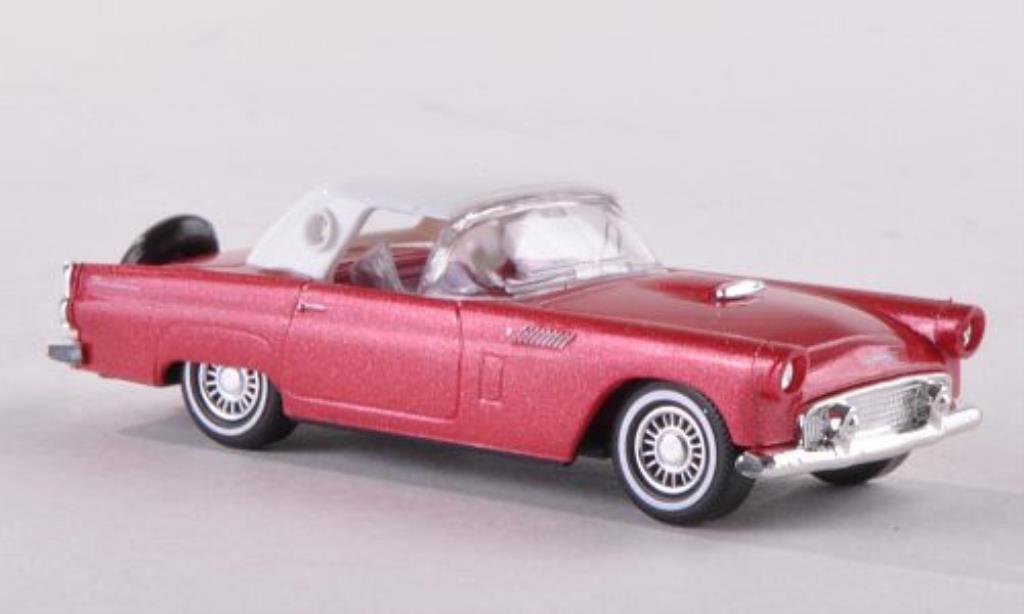 Ford Thunderbird 1/87 Busch Hardtop rood 1956 modelauto