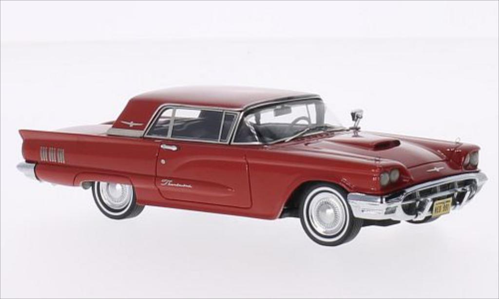 Ford Thunderbird 1/43 Neo Hardtop rood 1960 modelauto