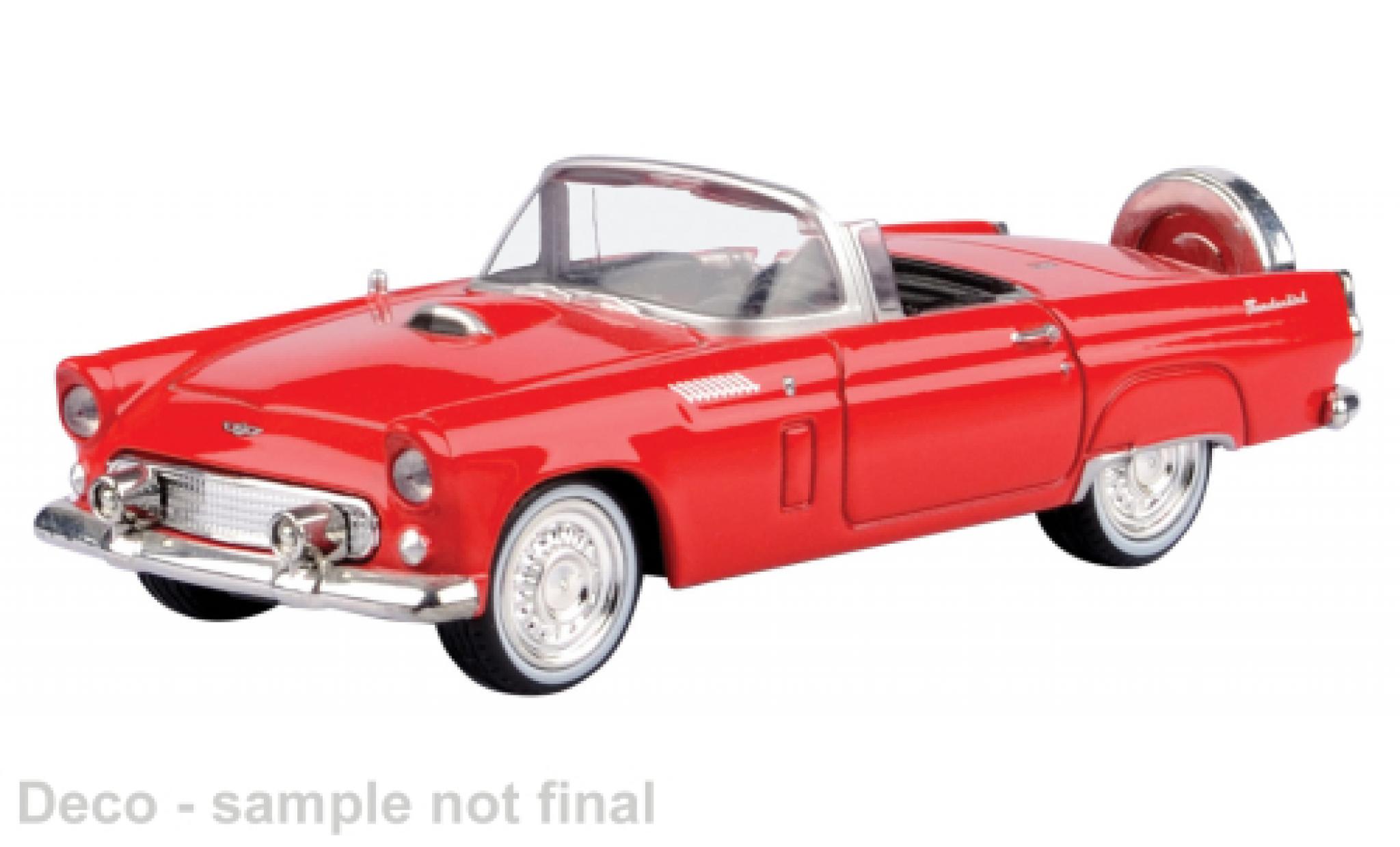 Ford Thunderbird 1/43 Motormax rood 1956 1:43 modelauto