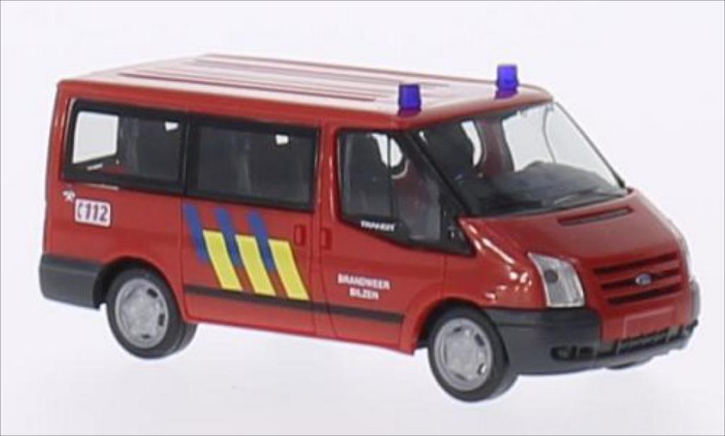 Ford Transit 1/87 Rietze 06 Bus Brandweer Bilzen (B) 2006 modelauto