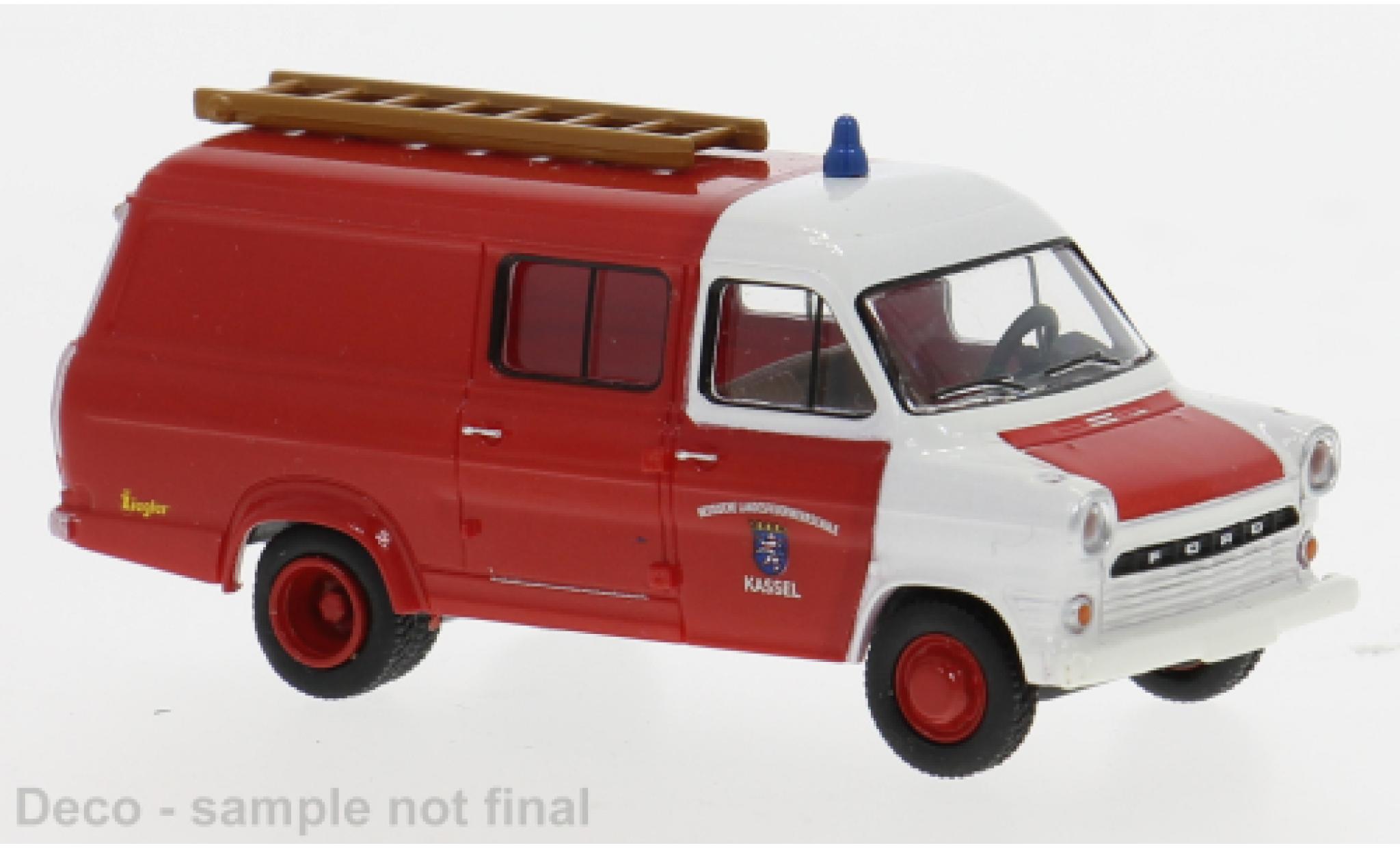 Ford Transit 1/87 Brekina 1970 Hessische Landesfeuerwehrschule 1:87 modelauto