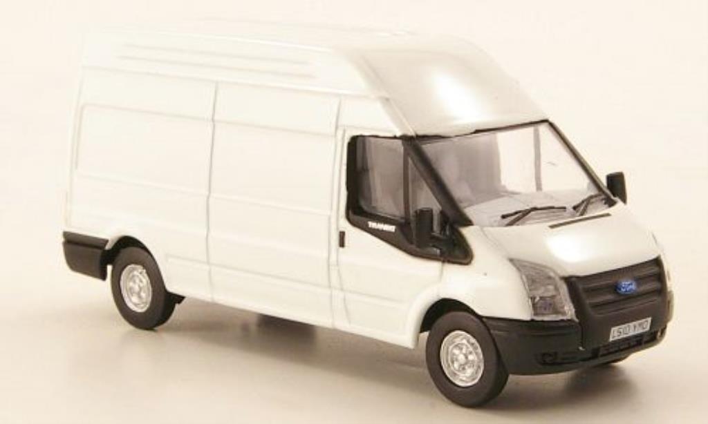 Ford Transit 1/76 Oxford Hochdachkasten wit 2010 modelauto