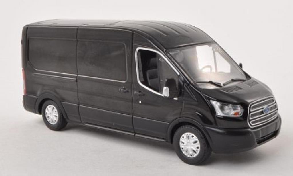 Ford Transit 1/43 Greenlight Kasten (V363) zwart 2015 modelauto