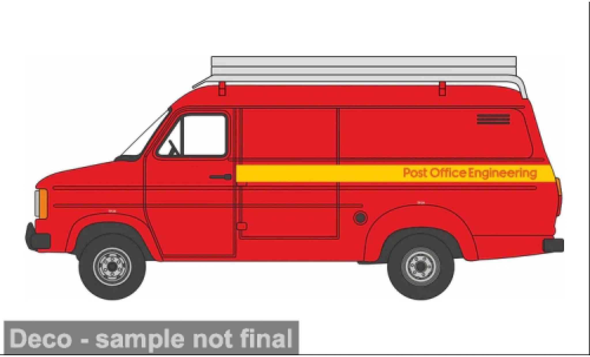 Ford Transit 1/76 Oxford MK II Post Office Engineering 1:76 modelauto
