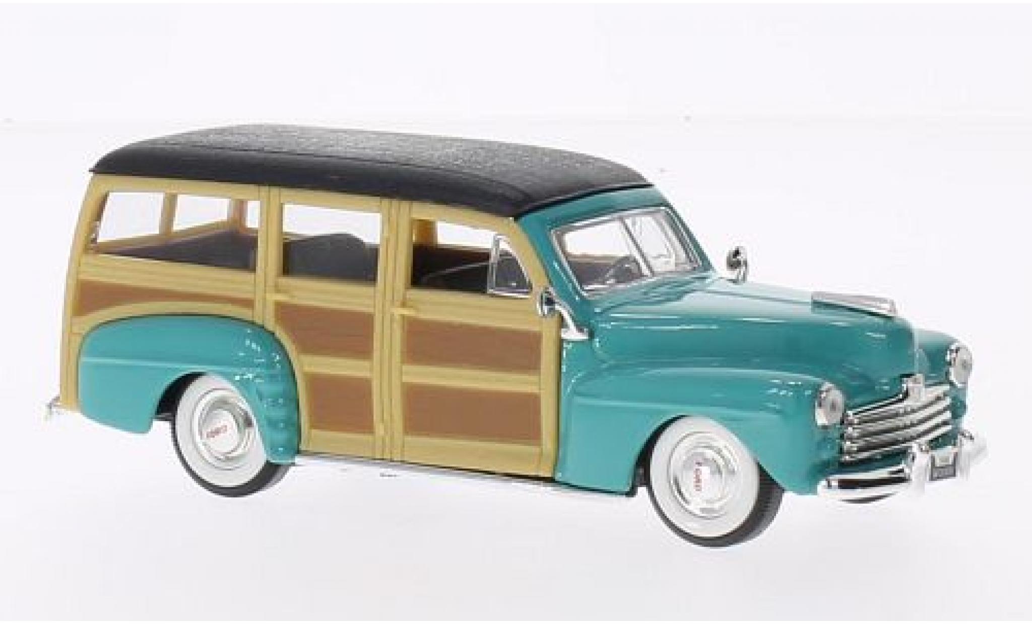 Ford Woody 1/43 Lucky Die Cast groen Lucky Die Cas 1:43 modelauto