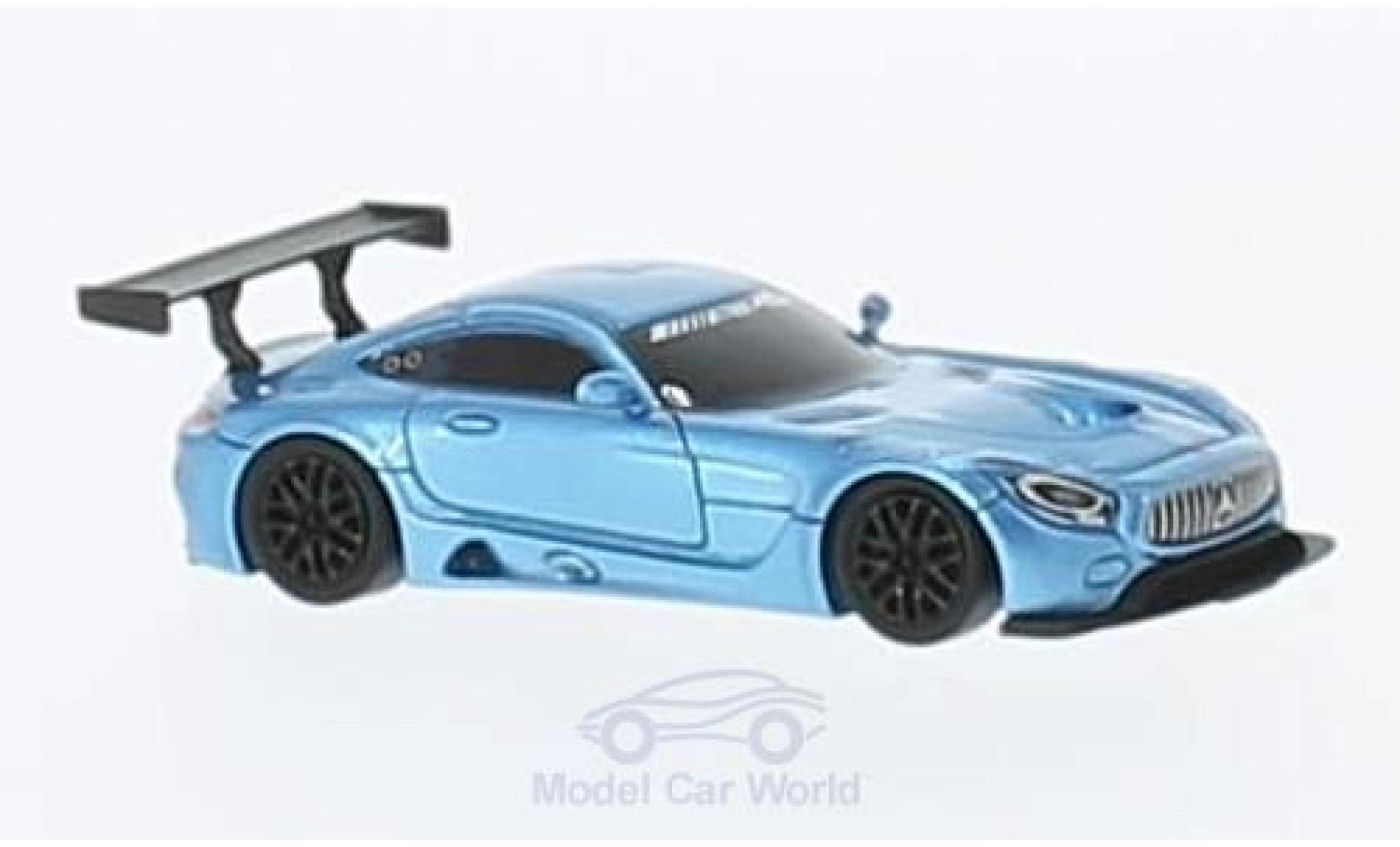 Mercedes AMG GT 1/87 FrontiArt 3 metallic blauw modelauto