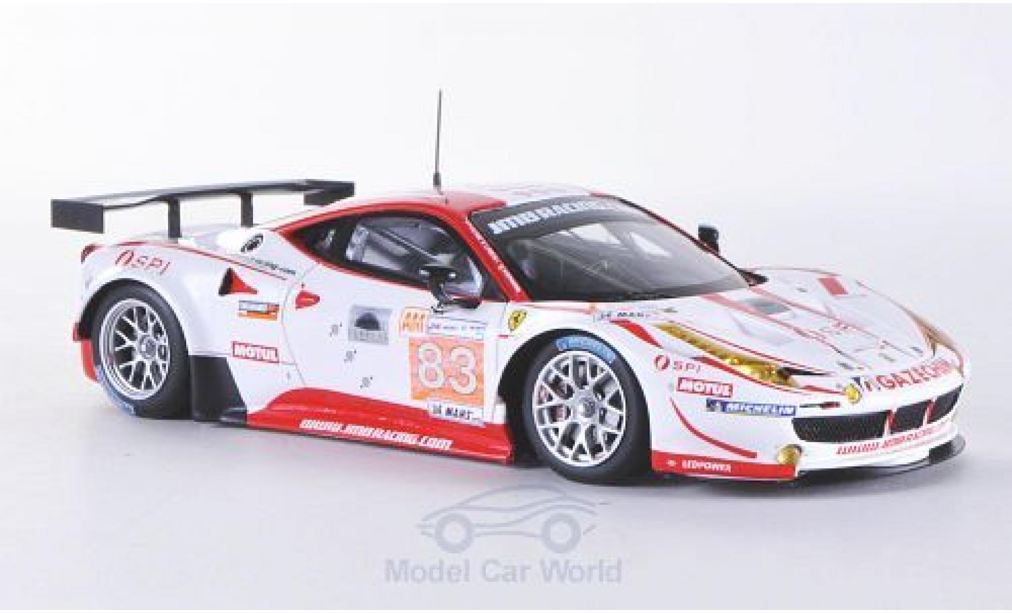 Ferrari 458 Italia GT2 1/43 Fujimi Italia GT2 No.83 JMB Racing 24h Le Mans 2012 modelauto