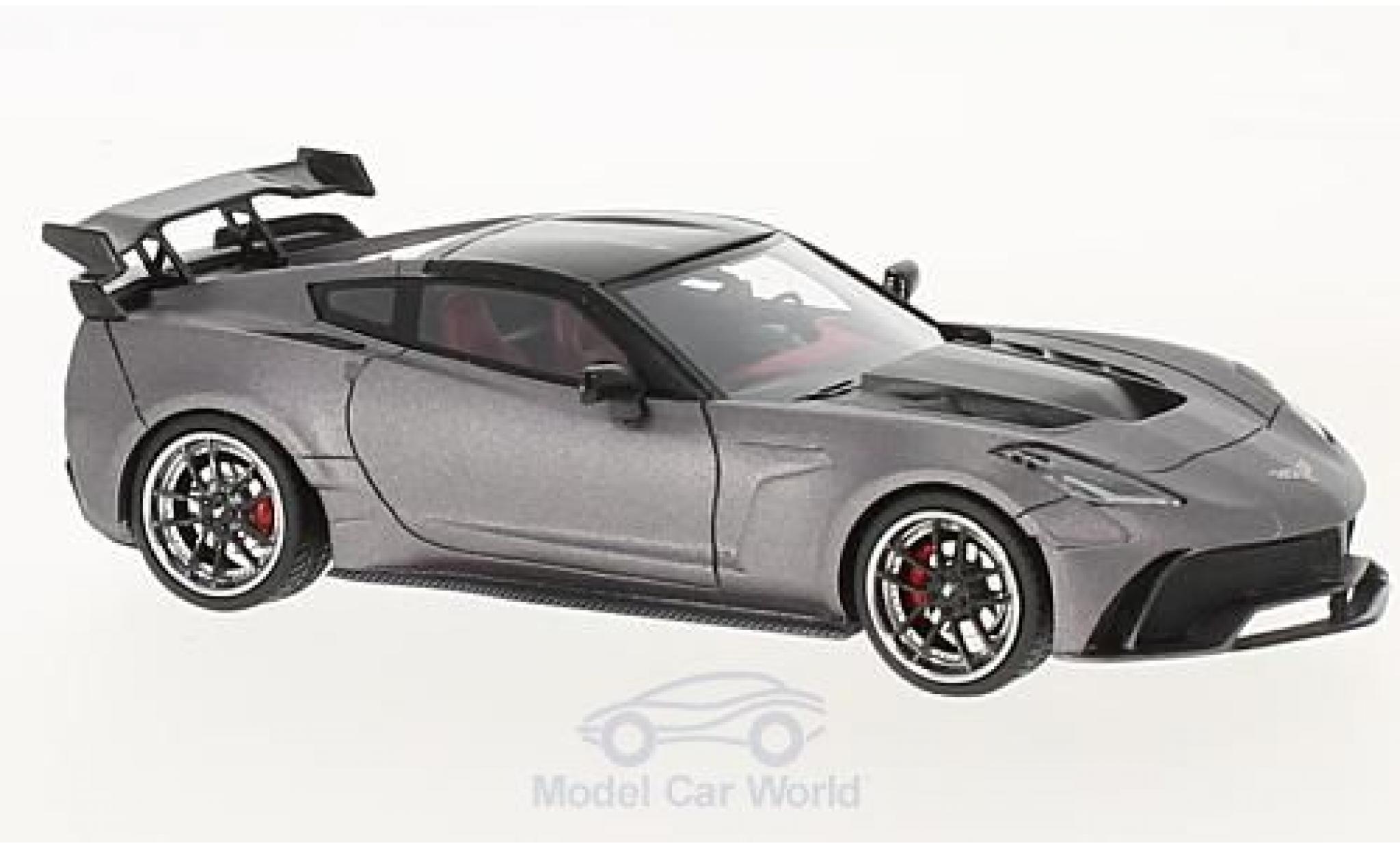 Chevrolet Corvette C7 1/43 GLM Widebody DarwinPRO Black Sails matt-grijs/zwart 2016 modelauto