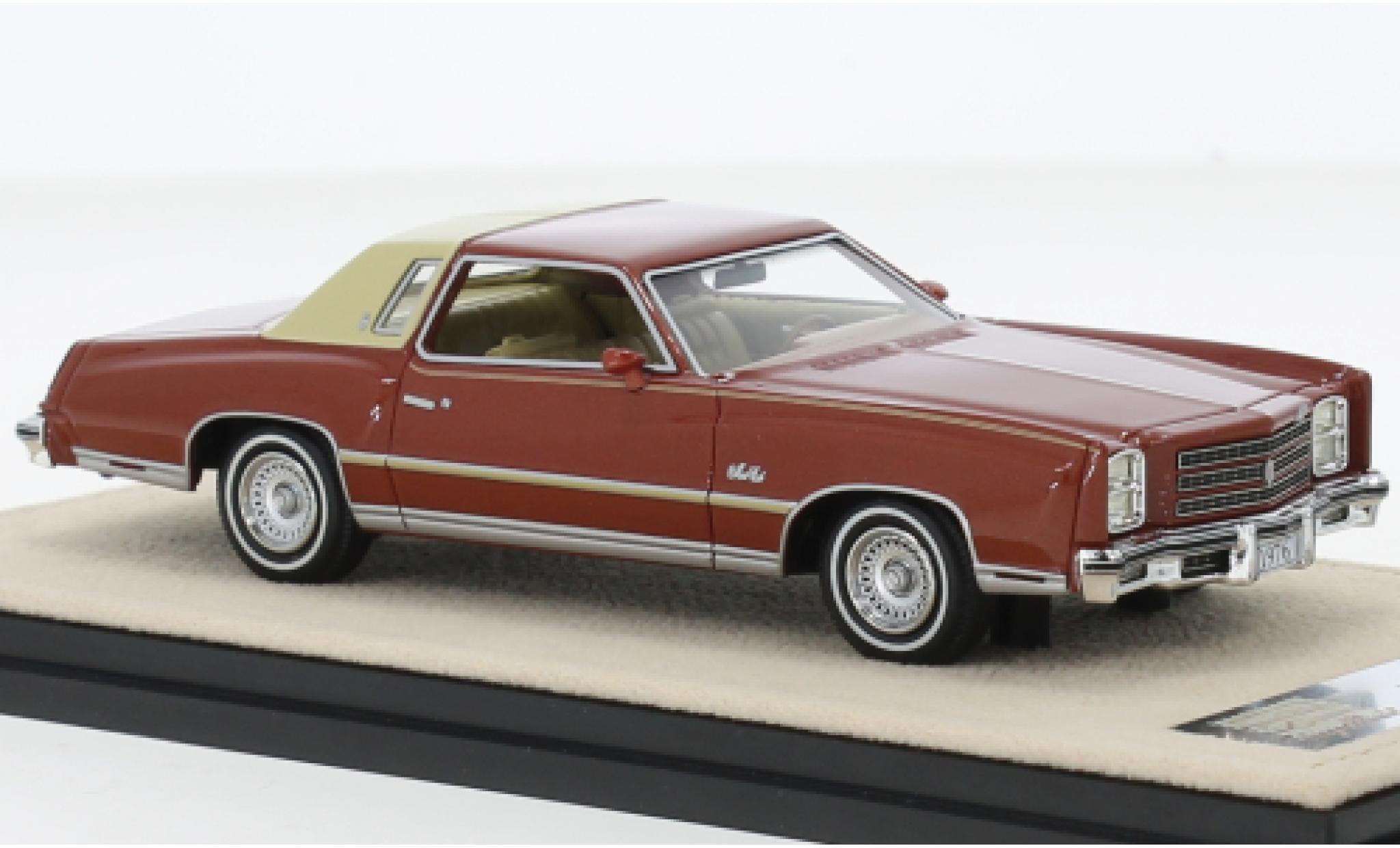 Chevrolet Monte Carlo 1/43 GLM metallic oranje/matt-beige 1976 modelauto