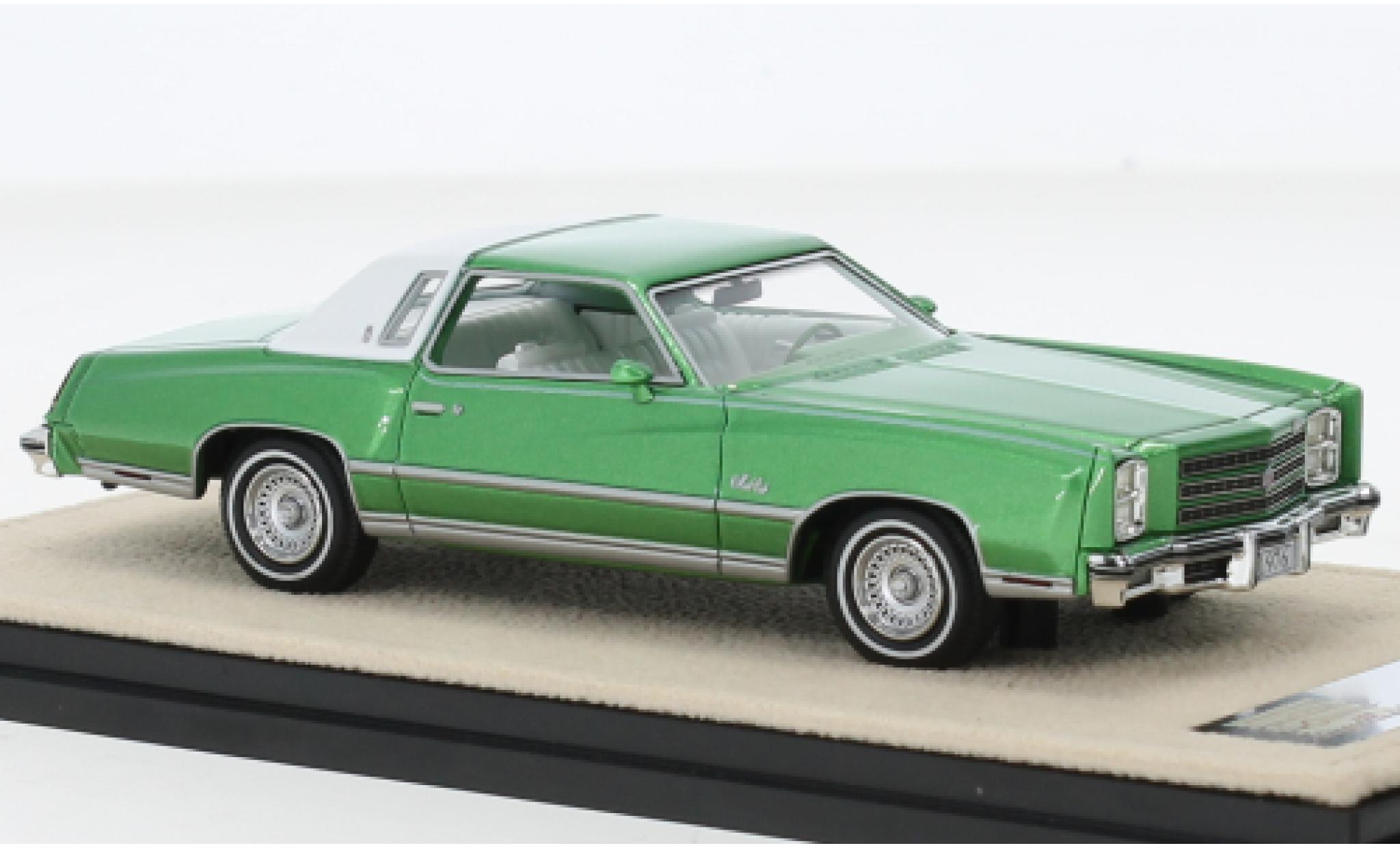Chevrolet Monte Carlo 1/43 GLM metallic groen/wit 1976 modelauto