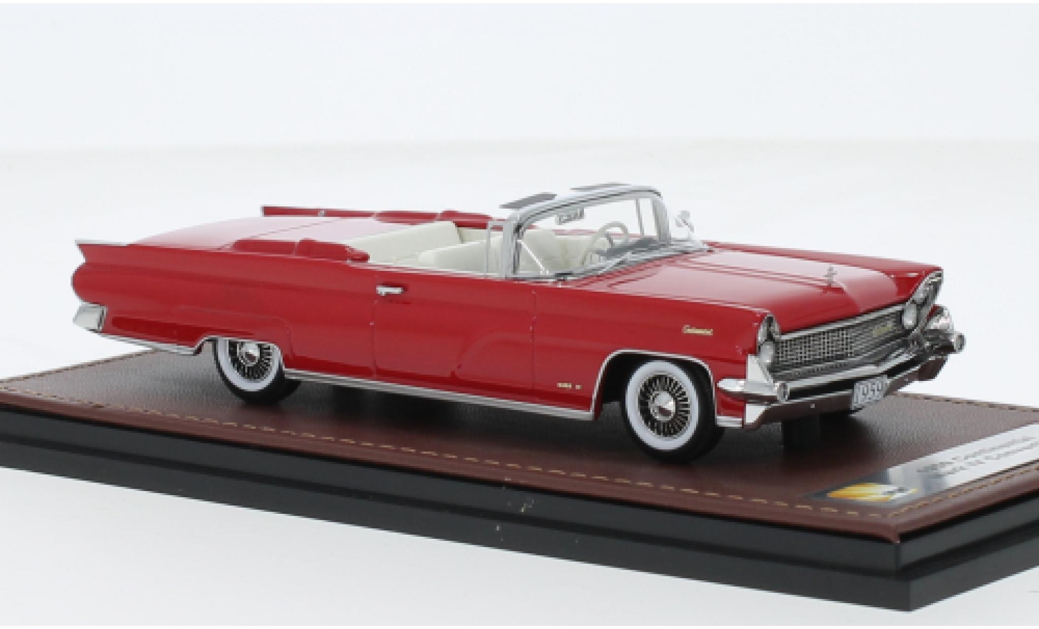 Lincoln Continental 1/43 GLM Mark IV Cabriolet rood 1959 modelauto