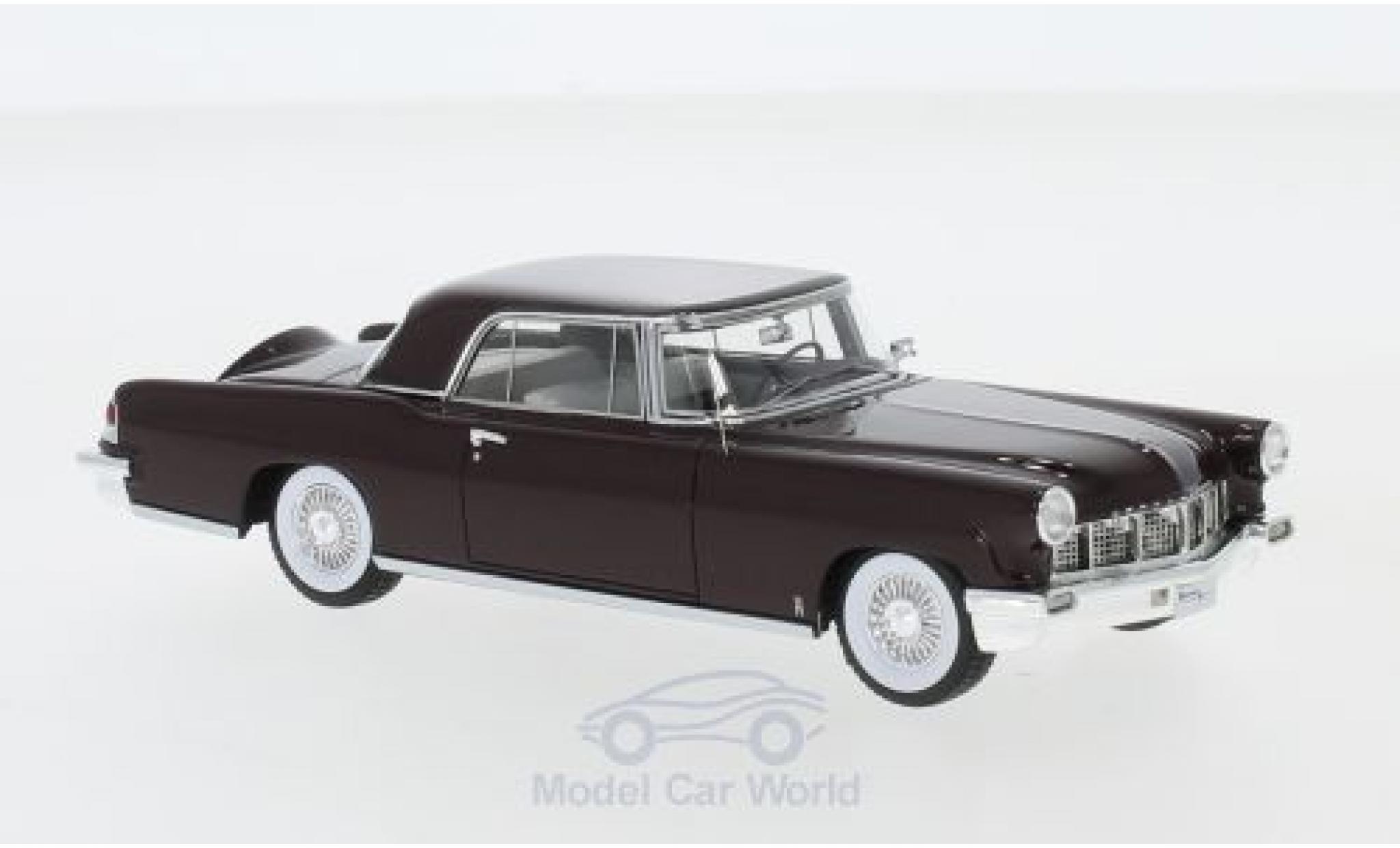 Lincoln Continental 1/43 GLM Mark II Hardtop rood 1956 modelauto