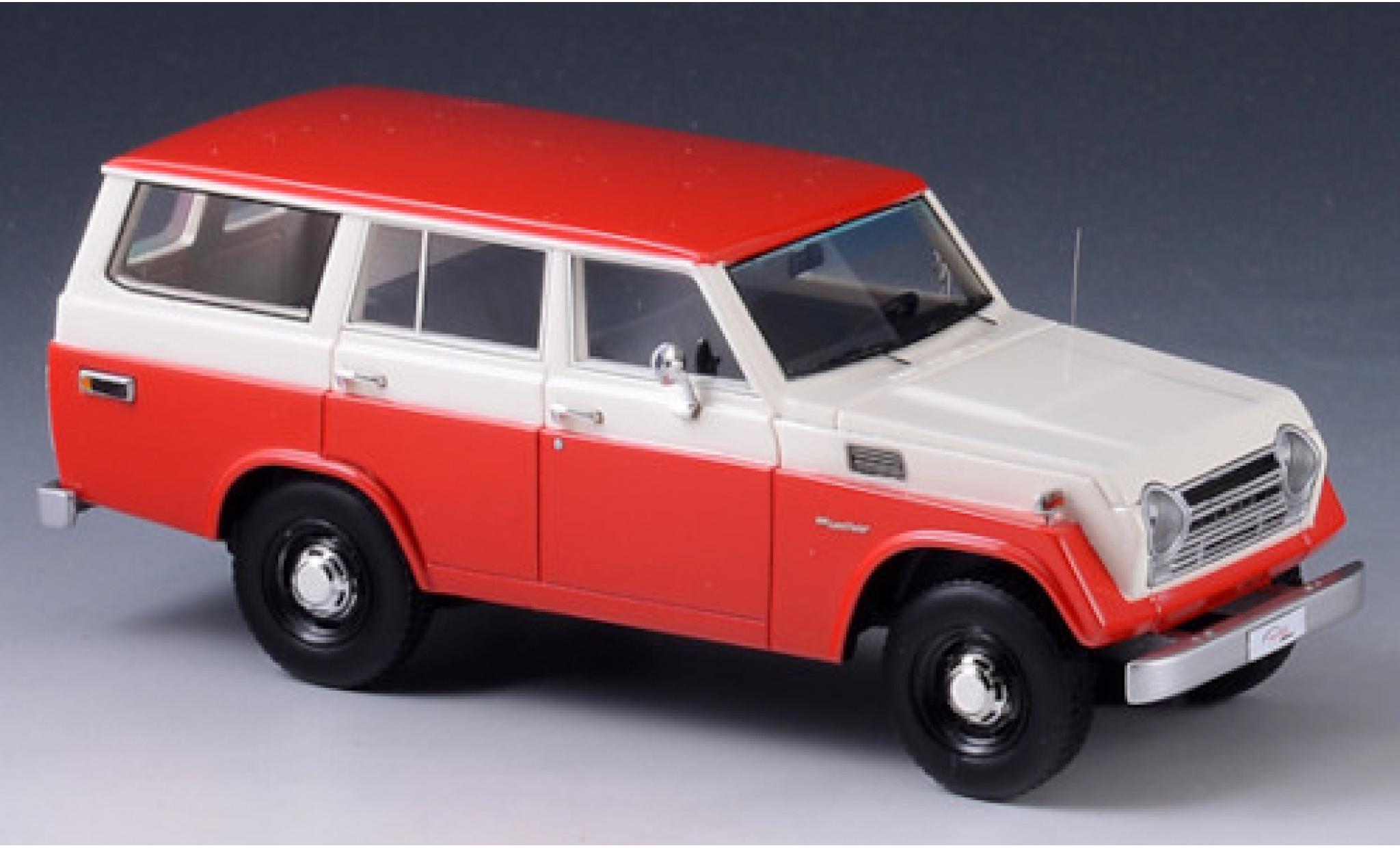 Toyota Land Cruiser 1/43 GLM (FJ55) rood/wit 1979 modelauto