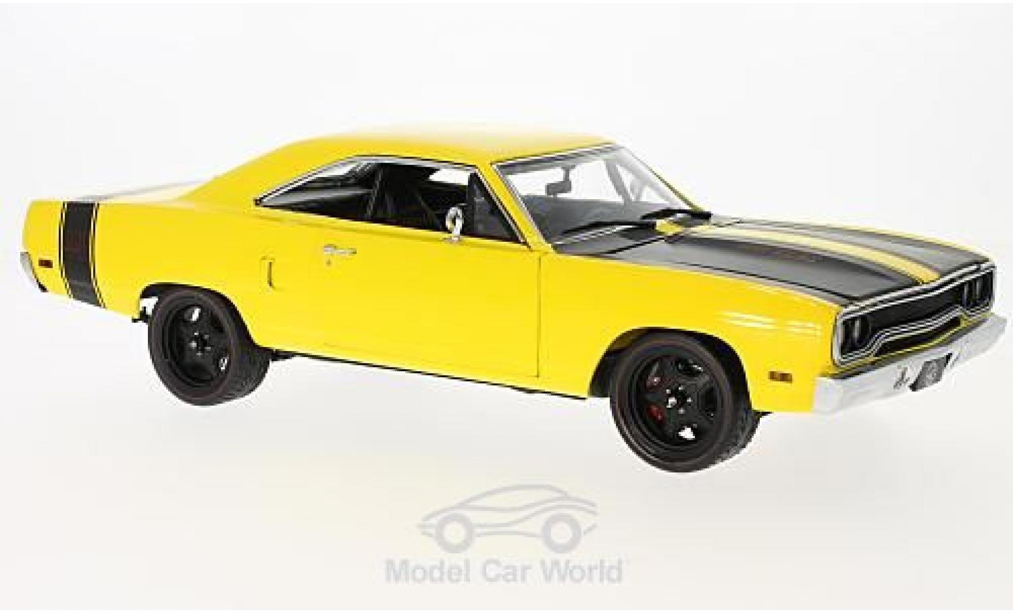 Plymouth Road Runner 1/18 GMP Street Fighter 6-Pack Attack geel 1970 modelauto