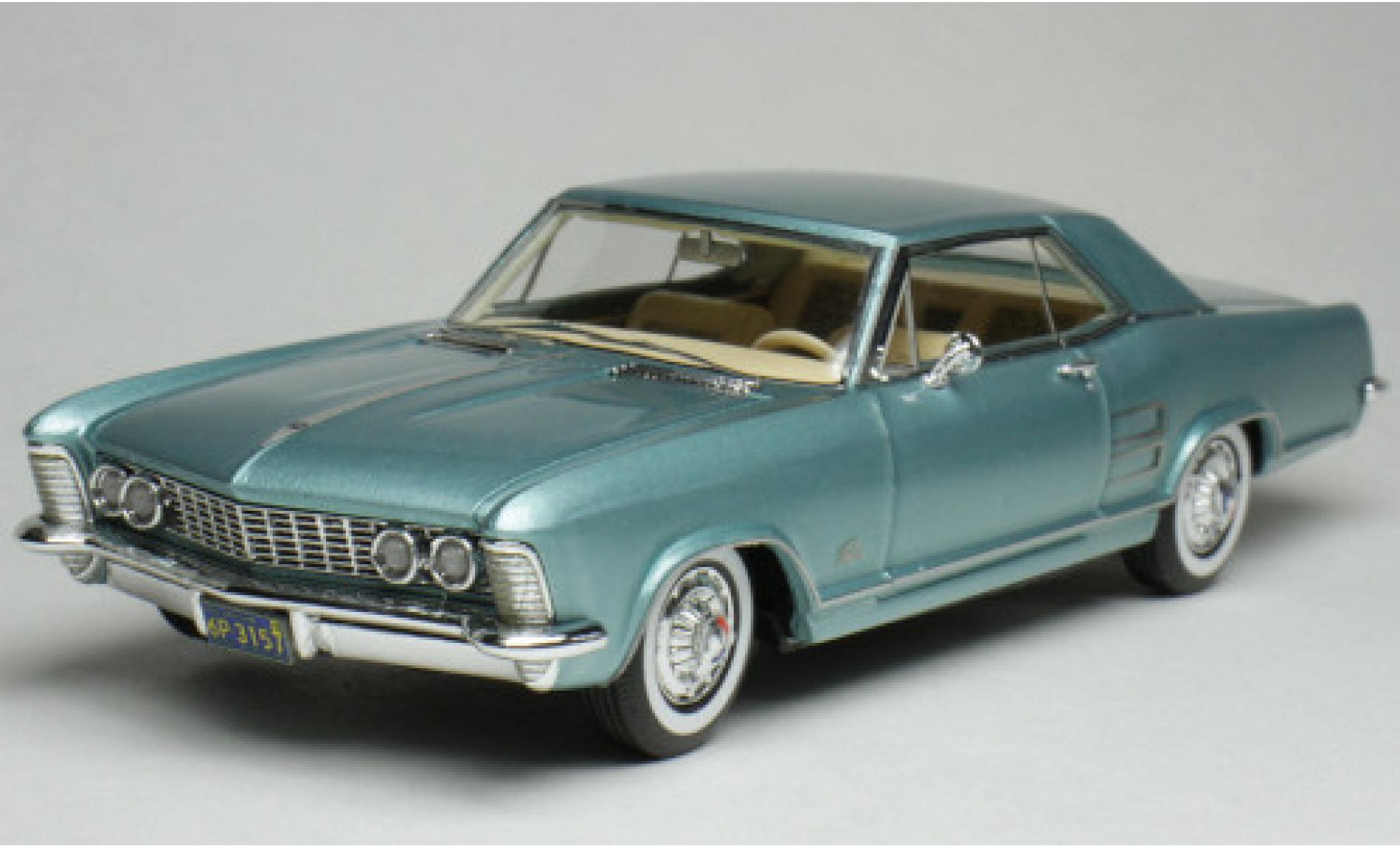 Buick Riviera 1/43 Goldvarg Collections metallic groen 1963 modelauto