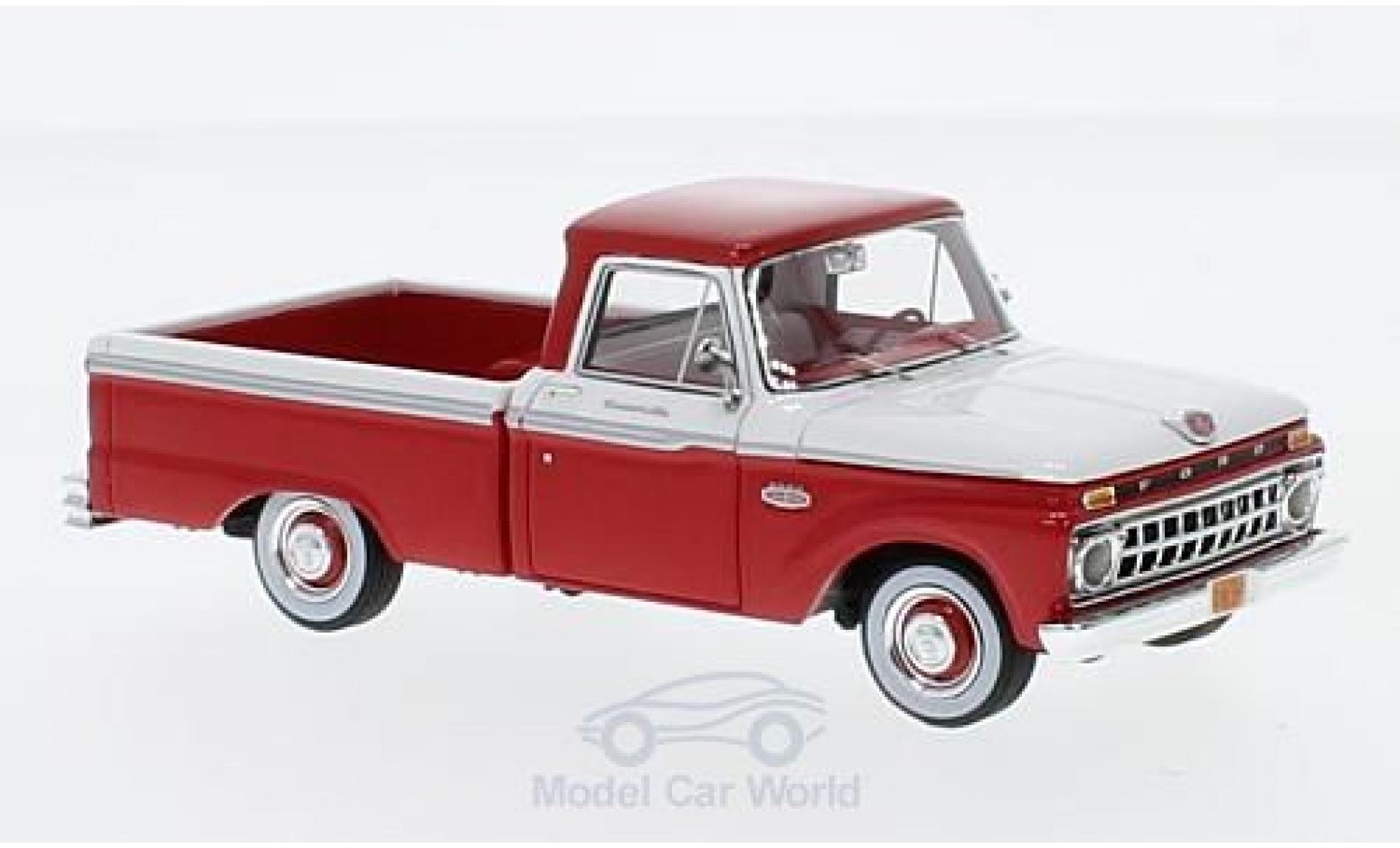 Ford F-1 1/43 Goldvarg Collections 00 Pick Up rood/wit 1965 modelauto